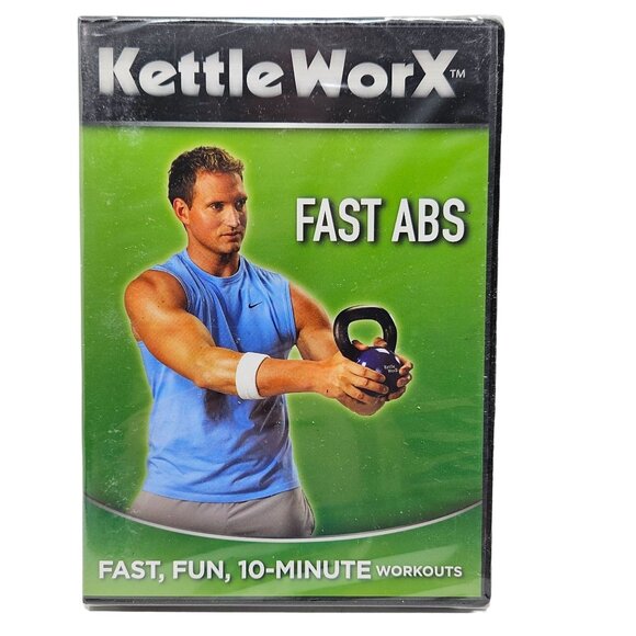 Kettle WorX Workout DVD Set Cardio Core Resistance Fast Fat Burn Core Fast Abs - Picture 4 of 14
